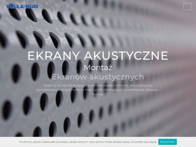 Ekrany akustyczne - instalacja - tulla-bud.pl