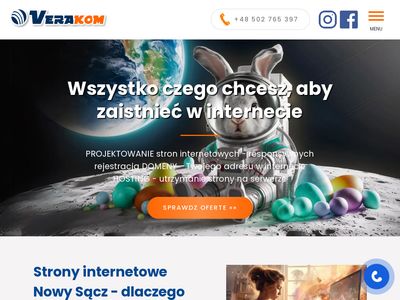 Strony internetowe Nowy Sącz - www.verakom.pl
