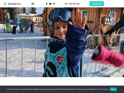 Zgorky - nauka jazdy na nartach dla dzieci