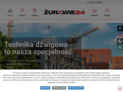 Dźwigi Gdańsk-zurawie24.pl