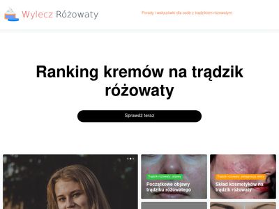 Objawy i leczenie trądziku różowatego - wylecz-rozowaty.pl