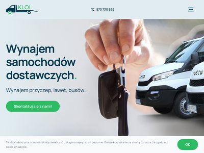 Wypożyczalnia Samochodów Dostawczych - wypozyczalniakloi.pl