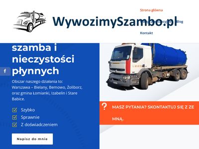 Wywóz i opróżnianie szamba - wywozimyszambo.pl