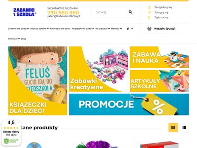 Sklep internetowy zabawkiiszkola.pl