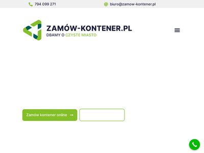 Kontener na śmieci - zamow-kontener.pl