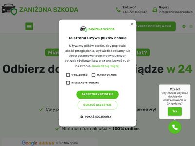 Bezgotówkowa naprawa pojazdu z OC sprawcy - zanizonaszkoda.pl