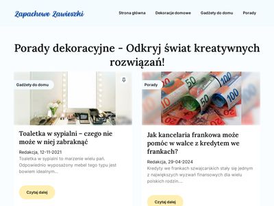 Najlepsze poradniki dekoracyjne - zapachowe-zawieszki.pl