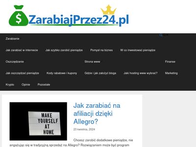 Praca przez internet - zarabiajprzez24.pl